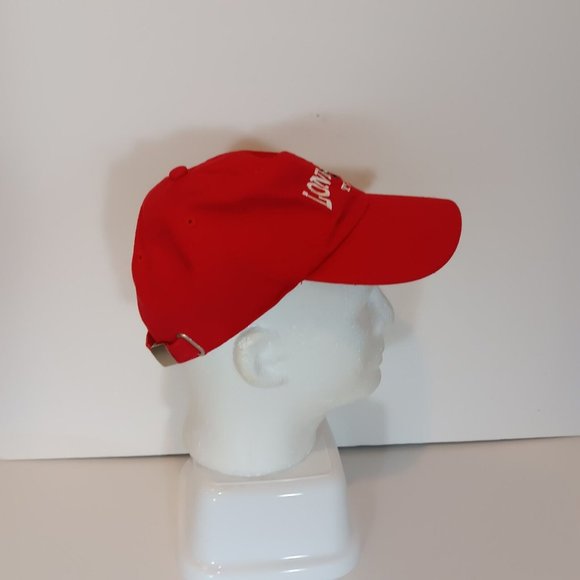 Lone Star Texas Mens Red Baseball Cap Strapback Fishing / Anytime Hat - Dog Daze - Picture 3 of 9